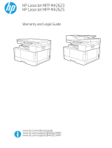 HP LaserJet MFP M42623 series User guide