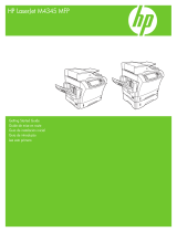 HP LaserJet M4345 Multifunction Printer series Quick start guide