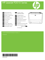 HP LaserJet P2010 Printer series Quick start guide