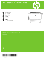 HP LaserJet P2010 Printer series Quick start guide