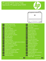 HP LaserJet P2055 Printer series User manual