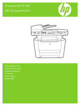 HP LaserJet M2727 Multifunction Printer series Quick start guide