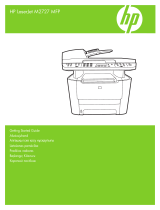 HP LaserJet M2727 Multifunction Printer series Quick start guide