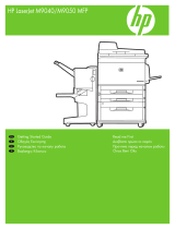 HP LaserJet M9040/M9050 Multifunction Printer series Quick start guide
