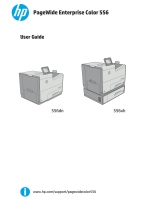 HP Â PAGEWIDE ENTERPRISE 556DN Owner's manual