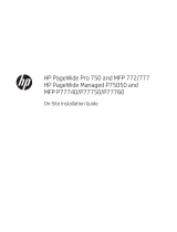 HP PageWide Pro 777 Multifunction Printer series Installation guide