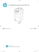 HP PageWide Enterprise Color MFP 785 Printer series Installation guide