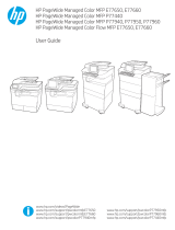 HP PageWide Managed Color MFP E77650-E77660 Printer series User guide