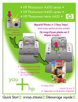 HP Photosmart A430 Portable Photo Studio series Quick start guide