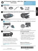 HP Photosmart Wireless e-All-in-One Printer series - B110 Owner's manual