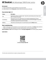 HP DeskJet 1200 series Reference guide