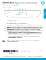 HP DeskJet Ink Advantage 5200 All-in-One Printer series Reference guide