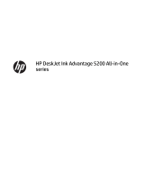 HP DeskJet Ink Advantage 5200 All-in-One Printer series User guide