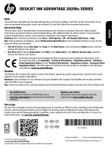 HP Deskjet Ink Advantage 2020hc Printer series Reference guide