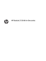 HP DeskJet 2130 All-in-One Printer series User guide