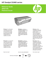 HP Deskjet D2400 Printer series Reference guide