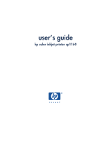 HP (Hewlett-Packard) cp1160 User manual