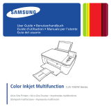 HP Samsung CJX-1050W Inkjet All-in-One Printer series Owner's manual