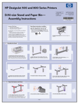HP DesignJet 800 Printer series Installation guide