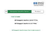 HP DESIGNJET COLORPRO CAD PRINTER User guide