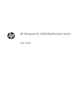 HP DesignJet XL 3600 Multifunction Printer series User guide