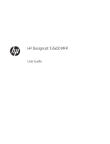 HP DesignJet T2600 Multifunction Printer series User guide