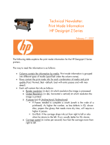 HP DesignJet Z2100 Photo Printer series User guide