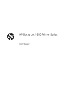 HP DesignJet T1600 Printer series User guide