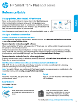 HP Smart Tank Plus 655 Wireless All-in-One Reference guide