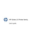 HP Latex 600 Printer (HP Scitex LX600 Industrial Printer) User guide