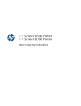 HP Scitex FB500 Industrial Printer Operating instructions