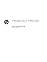 HP Jet Fusion 3D 4200 Printer User guide