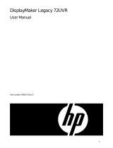 HP ColorSpan Legacy Printers User manual