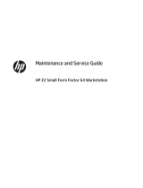HP Z2 Tower G4 Workstation User guide