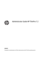 HP mt32 Mobile Thin Client User guide