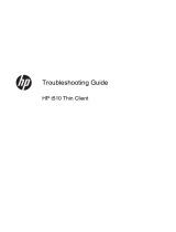 HP t510 Flexible Thin Client User guide