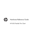HP t505 Flexible Thin Client Reference guide
