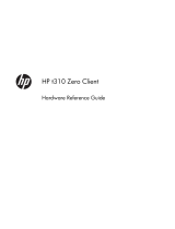 HP t310 Zero Client Reference guide
