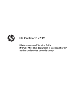 HP Pavilion 13-p100 x2 PC User guide