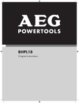 AEG BHPL18 Original Instructions Manual