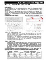 AV-GAD AV-701 Installation guide