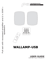 audiophony WALLAMP-USB PACK User manual