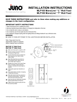 Acuity Brands Lighting Juno MonoLine L Wall Feed MLP165 Installation guide