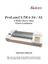 Akiles ProLamULTRA-X6 Operating instructions