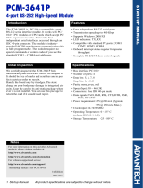 Advantech PCM-3641P Startup Manual