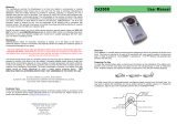 AlcoDigital CA2000 User manual