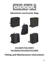 Aidapt Wheelchair and Scooter Bags Operating instructions