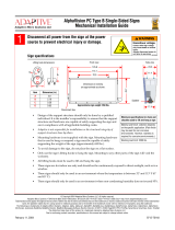 AdaptiveAlphaVision PC Type B Single-Sided Signs