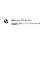 HP EliteOne 705 G1 23-inch Non-Touch All-in-One PC Maintenance & Service Guide