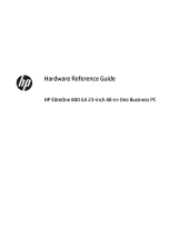 HP EliteOne 800 G4 23.8-in Healthcare Edition All-in-One Business PC Reference guide